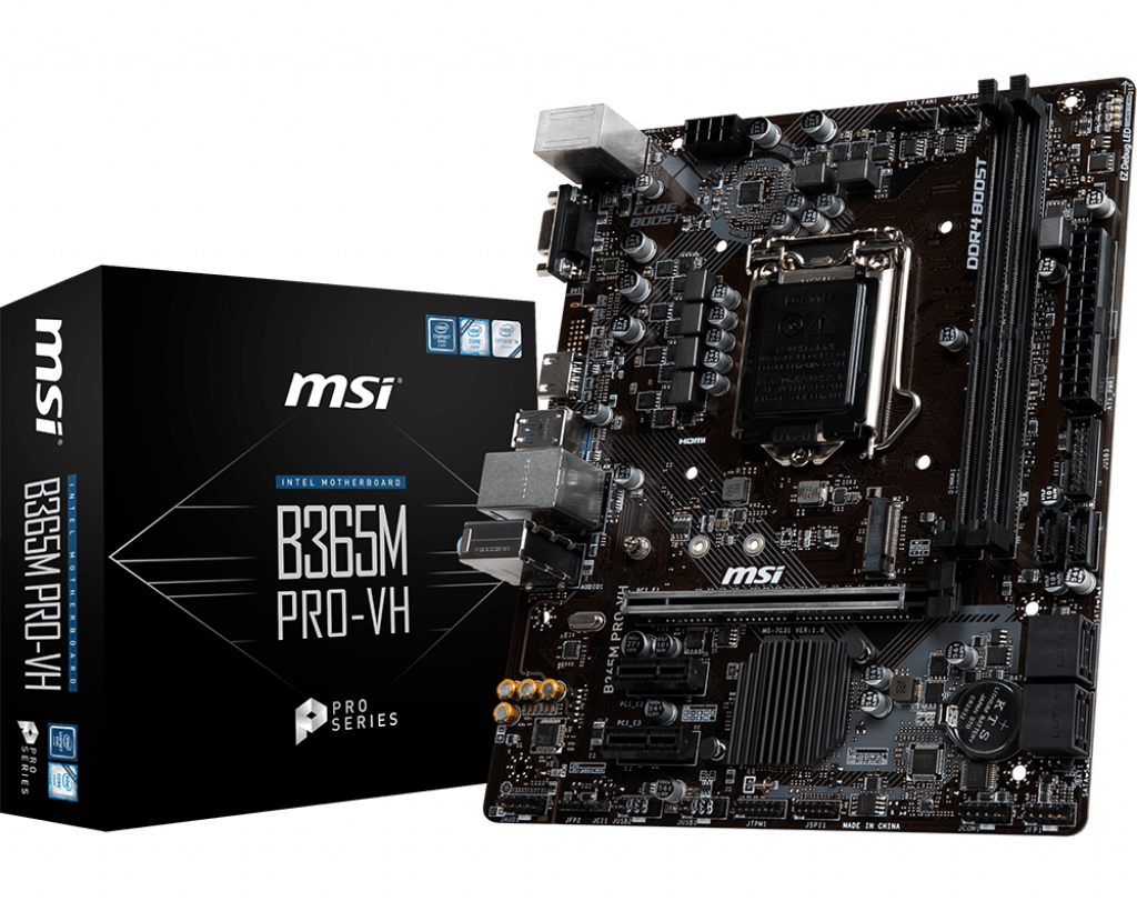 MSI B365M PRO-VH Motherboard Intel B365 LGA 1151 (Socket H4) micro ATX