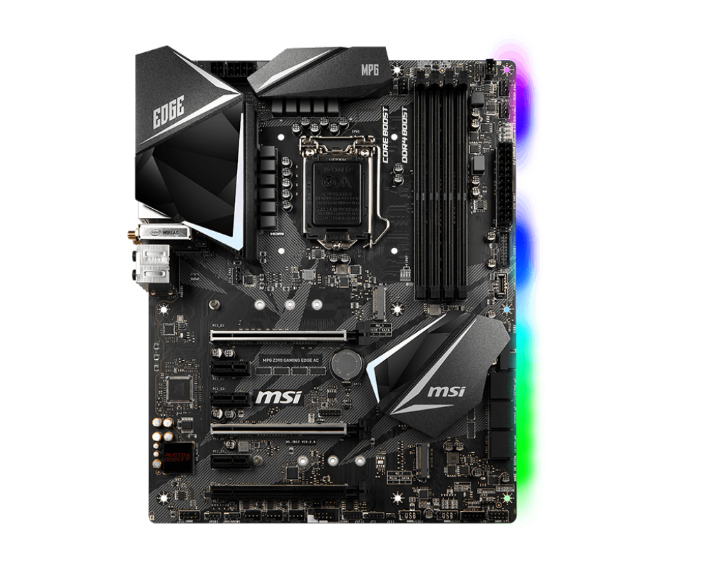 MSI MPG Z390 GAMING EDGE AC Motherboard Intel Z390 LGA 1151 (Socket H4) ATX
