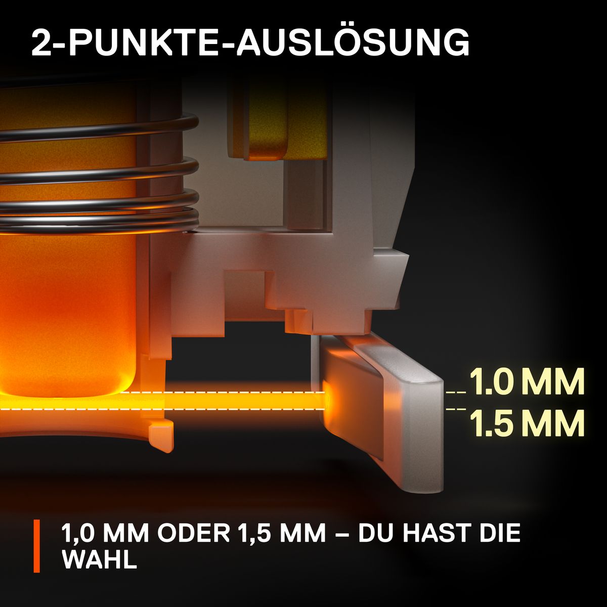 SteelSeries Apex 9 TKL - Mechanische Gaming-Tastatur - Optische Schalter - 2-Punkt Antrieb - Tenkeyless - (GBR Layout - QWERTY)
