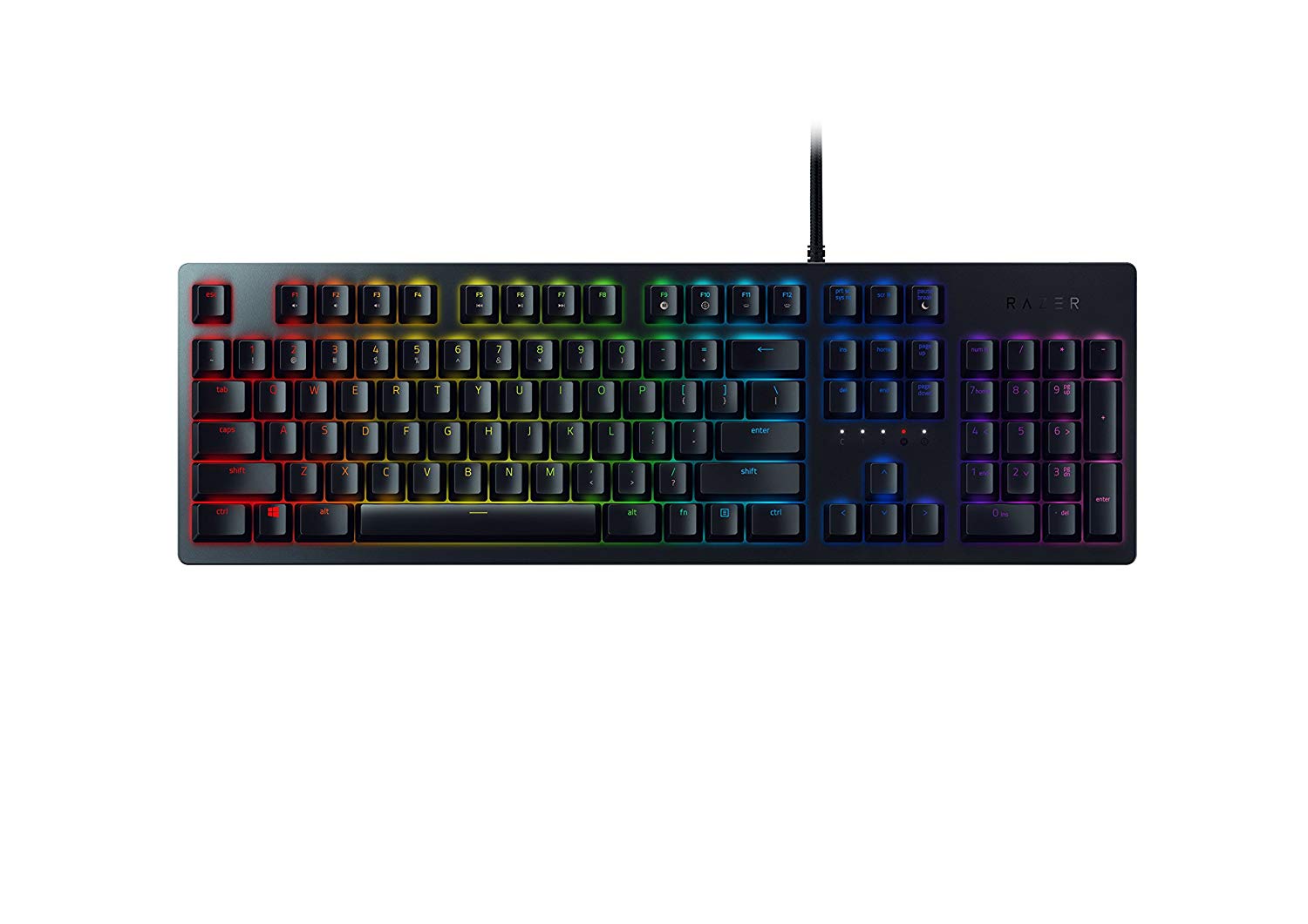 Razer Huntsman Gaming Keyboard Opto-Mechanical Purple Switches RGB CHE Layout - QWERTZ