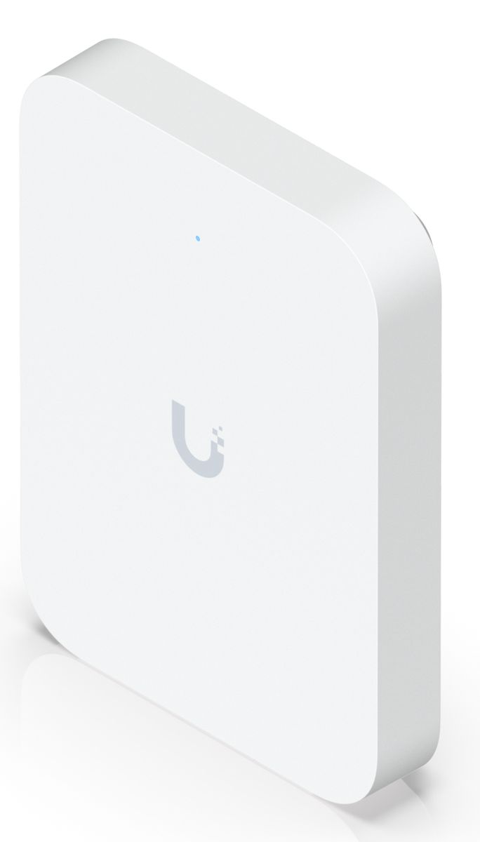 Ubiquiti U7 In-Wall Access Point, 2,4 GHz 688 Mbit/s & 5 GHz 4300 Mbit/s, PoE, 3x LAN, Weiß