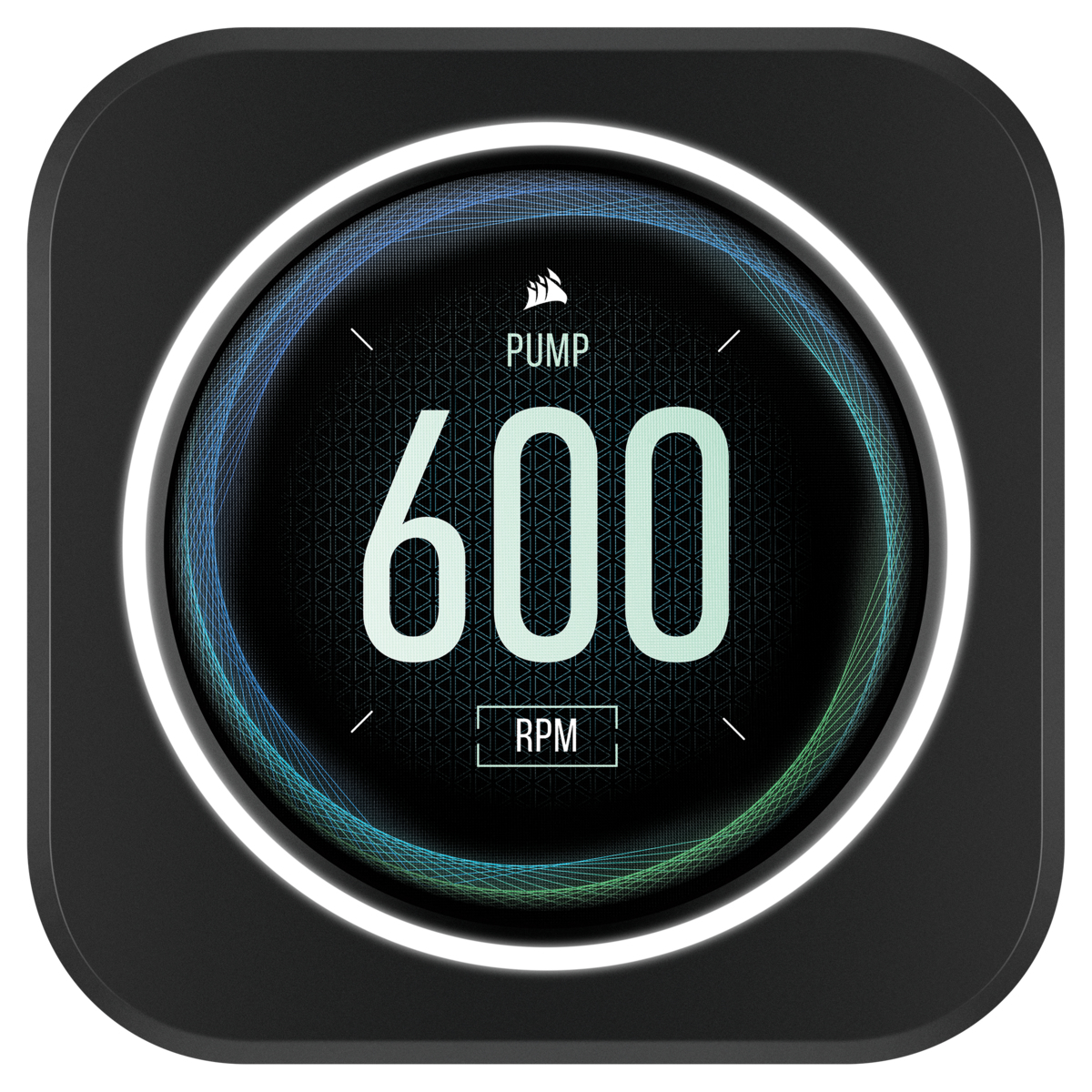 Corsair CW-9060056-WW iCUE ELITE CPU Cooler LCD Display Upgrade Kit, Anzeige, Schwarz, für CPU-Wasserkühlung, Ersatzteil