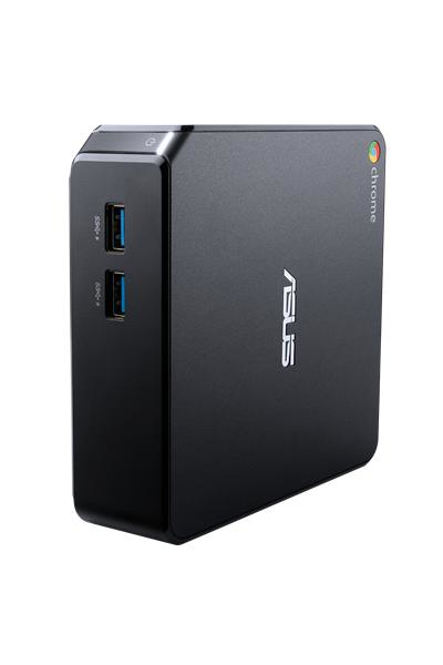 ASUS 90MS01B1-M00450 Chromebox 3 Mini-PC, Intel Core i7-8550U, 4 GB RAM, 32 GB SSD, ChromeOS, Schwarz