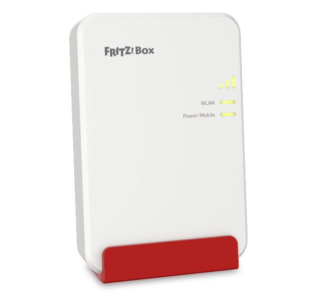 AVM FRITZ!Box 6860 5G Mobilfunk-Router, 5G/LTE-A 1,3 Gbit/s, Wi‑Fi 6, PoE+, IP54, DECT-Basis, Nano-SIM, Weiß