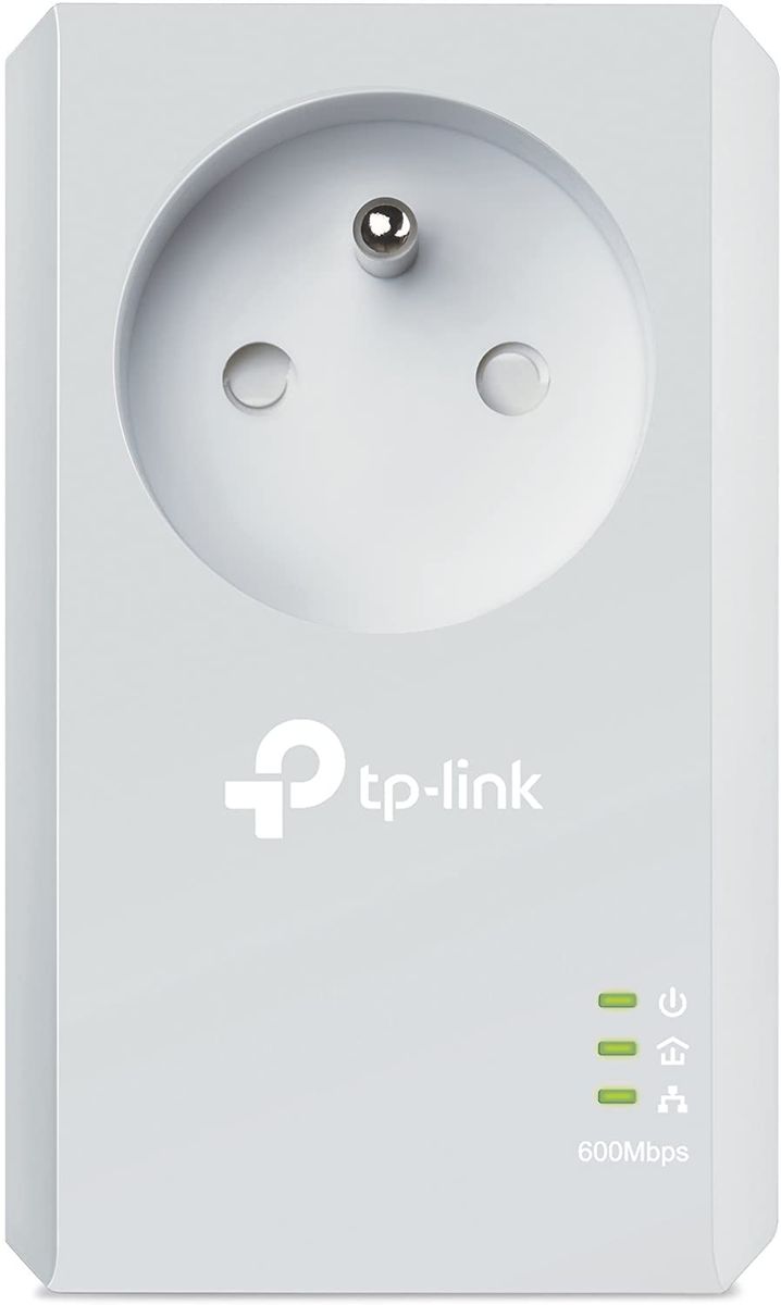 TP-Link Powerline 600 Mbps Integrated Socket Ethernet Ports Powerline Socket
