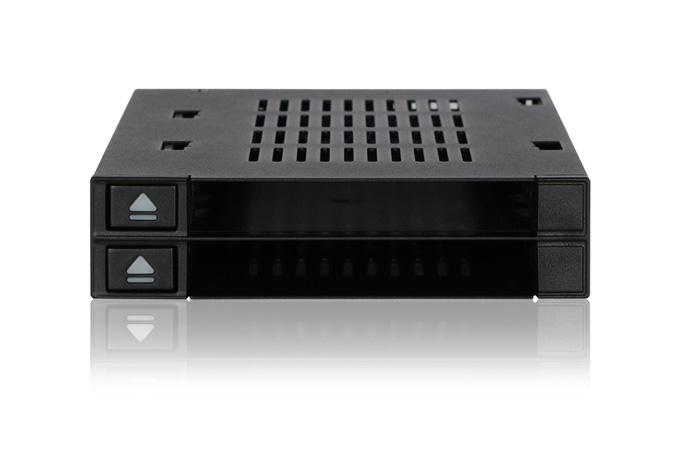 Icy Dock MB522SP-B 2-Bay HDD/SSD Dockingstation, SATA 6 Gbit/s, 2,5/3,5 Zoll, Hot-Swap, Schwarz