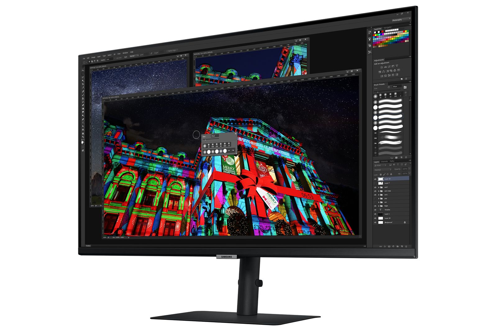 Samsung S80A Computerbildschirm 81,3 cm (32") 3840 x 2160 Pixel 4K Ultra HD LCD Schwarz