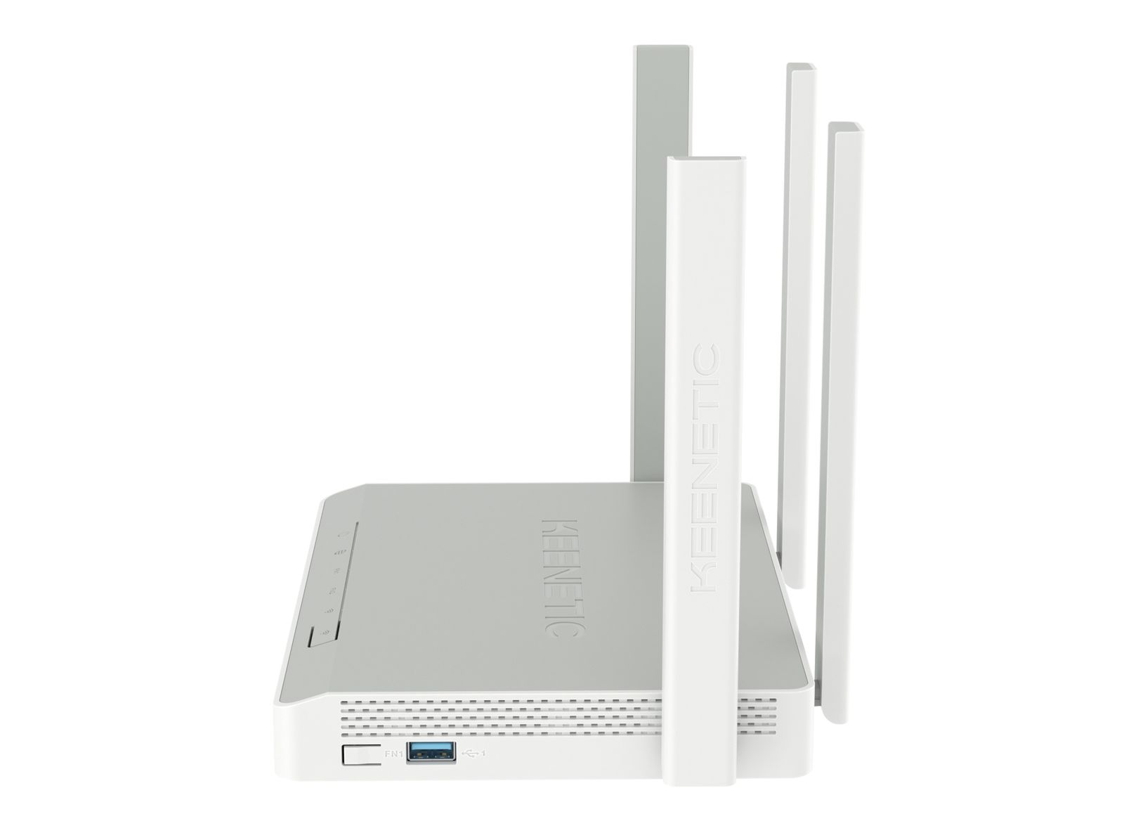 Keenetic Hopper AX1800 Mesh-WLAN-6 Router, Dual-Band Wi‑Fi 6 (802.11ax) 1800 Mbit/s, 4x Gigabit LAN, USB 3.0, Ethernet-WAN, Weiß