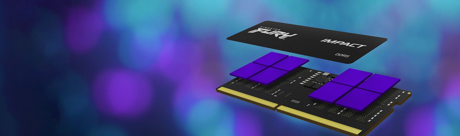 Kingston KF556S40IBK2-32 FURY Impact 32GB (2x16GB) 5600MT/s DDR5 SO-DIMM, CL40, PnP, Intel XMP 3.0