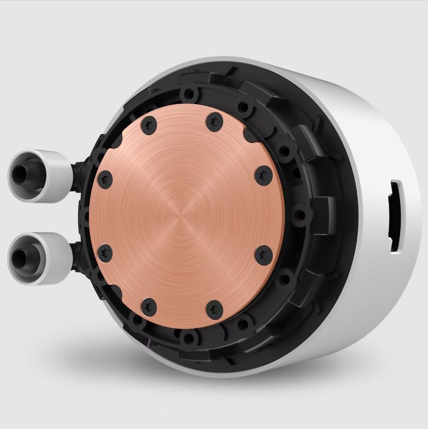 NZXT Kraken Elite 360 RGB All-in-One-Flüssigkeitskühler 360 mm, 3x 120 mm RGB-Lüfter, Weiß, TFT-LCD Display