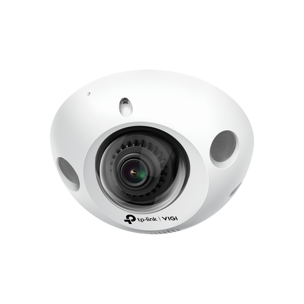 TP-Link VIGI C230I Mini 2.8 mm V1.0 Dome IP-Sicherheitskamera, Innen & Außen, PoE, 3 MP (2304 x 1296), Nachtsicht 30 m, IK08, Weiß