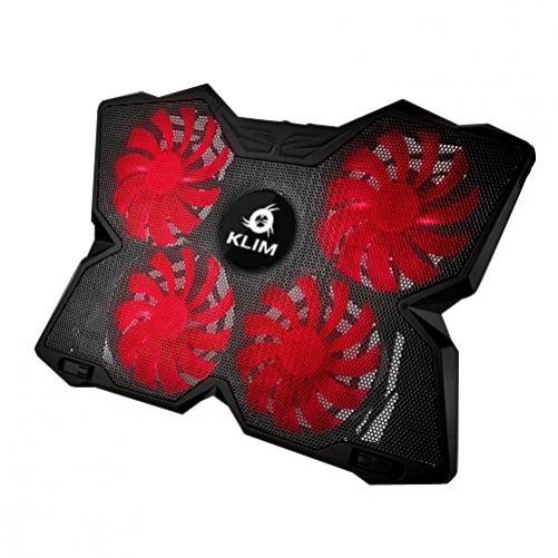 Klim Wind Gaming Laptop Kühler & Ständer für PC Mac PS4 Xbox schwarz rot