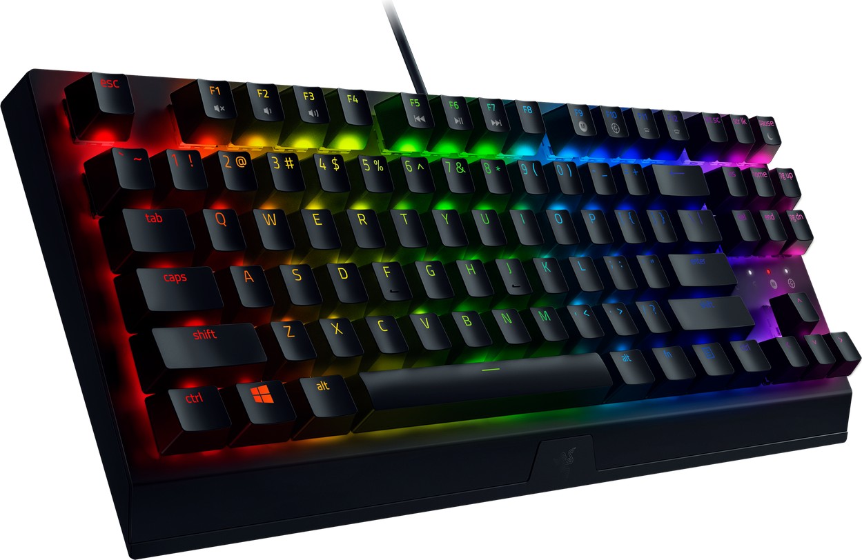 Razer BlackWidow V3 TKL Gaming Keyboard Green Switches Chroma RGB UK Layout QWERTY