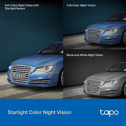 TP-Link Tapo C520WS Dome IP-Sicherheitskamera Innen & Außen, 4 MP 2560 x 1440, Nachtsicht 30 m, IP66, WLAN & LAN, v2.0 EU