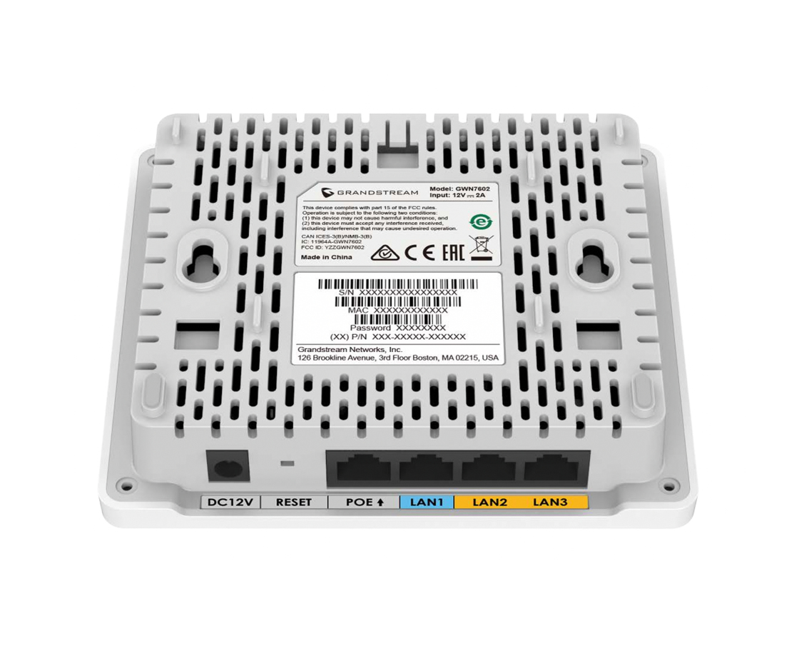 Grandstream Networks GWN7602 WLAN Access Point 1170 Mbit/s Weiß Power over Ethernet (PoE)