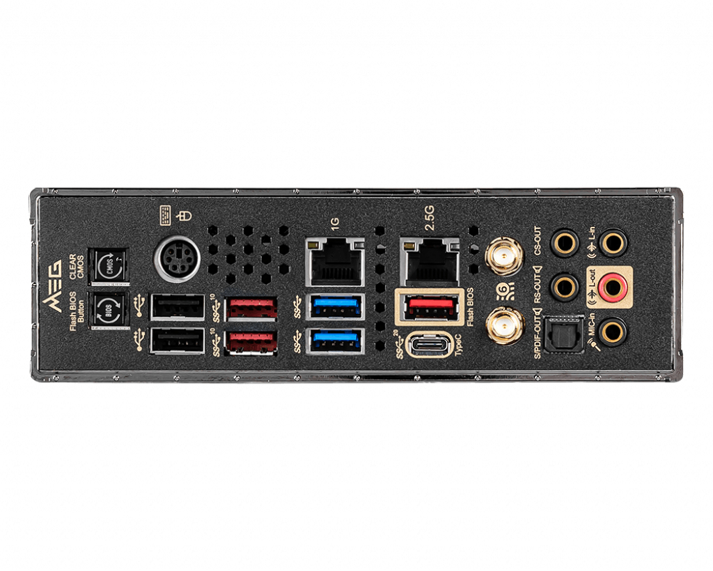 MSI MEG Z490 ACE Motherboard Intel Z490 LGA 1200 (Socket H5) ATX