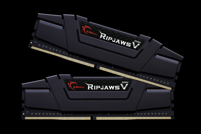 G.Skill Ripjaws V F4-3200C16D-16GVKB Arbeitsspeicher 16 GB (2 x 8 GB) DDR4 3200 MHz CL16 1.35V Schwarz