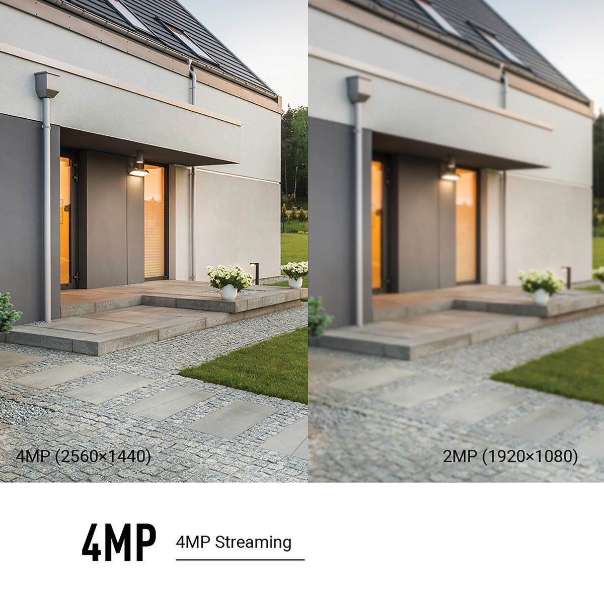 EZVIZ C3W Pro Outdoor IP-Sicherheitskamera, 4 MP (2560 x 1440), WLAN & Ethernet, Nachtsicht 30 m, Decke/Wand, IP67, 2,8 mm