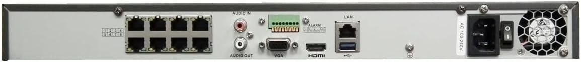 HIKVISION DS-7608ni-k2/8P Mutil Sprache 2SATA 8 POE Ports 4 K 8 CH NVR Plug & Play NVR POE 8 CH H.265 bis zu 8 MP NVR