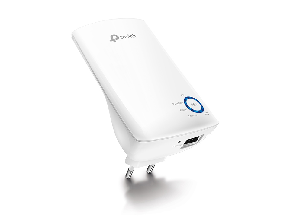 TP-Link TL-WA850RE(DE) WLAN Repeater (300 Mbit/s, App Steuerung, 1 Port, WPS, LED abschaltbar, Deutschsprachige Version) & TL-WA850RE WLAN Repeater (300 Mbit/s) weiß