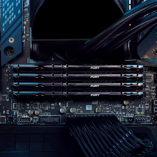 Kingston KF560C36BBE-32 FURY Beast Schwarz DDR5 32GB 6000MT/s CL36 DIMM Desktop Gaming Arbeitsspeicher, Intel XMP 3.0 & AMD EXPO