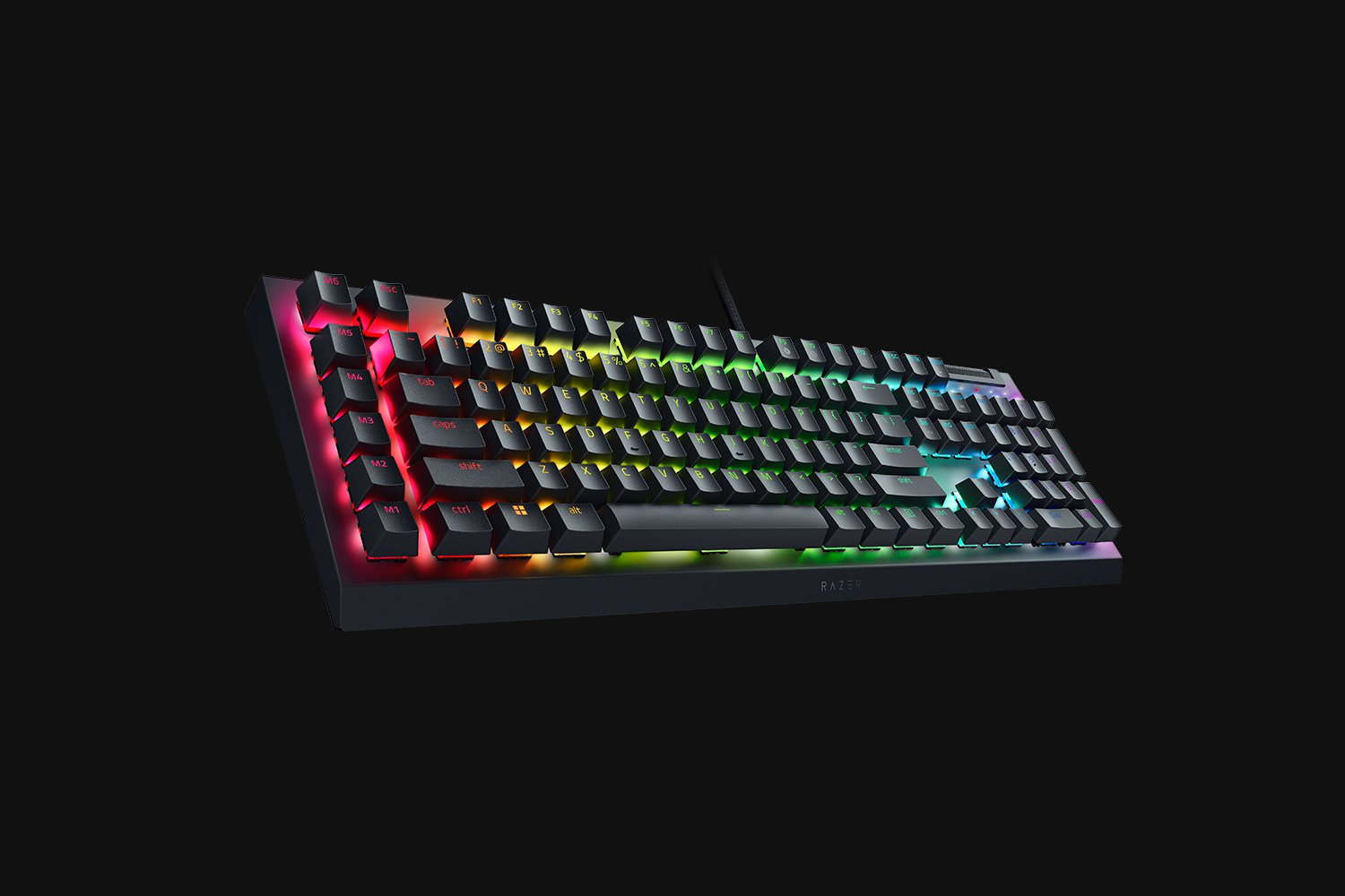 Razer BlackWidow V4 X - Gelber Schalter - ES - Mechanische Gaming Tastatur mit Razer Chroma RGB - (ESP Layout - QWERTY)