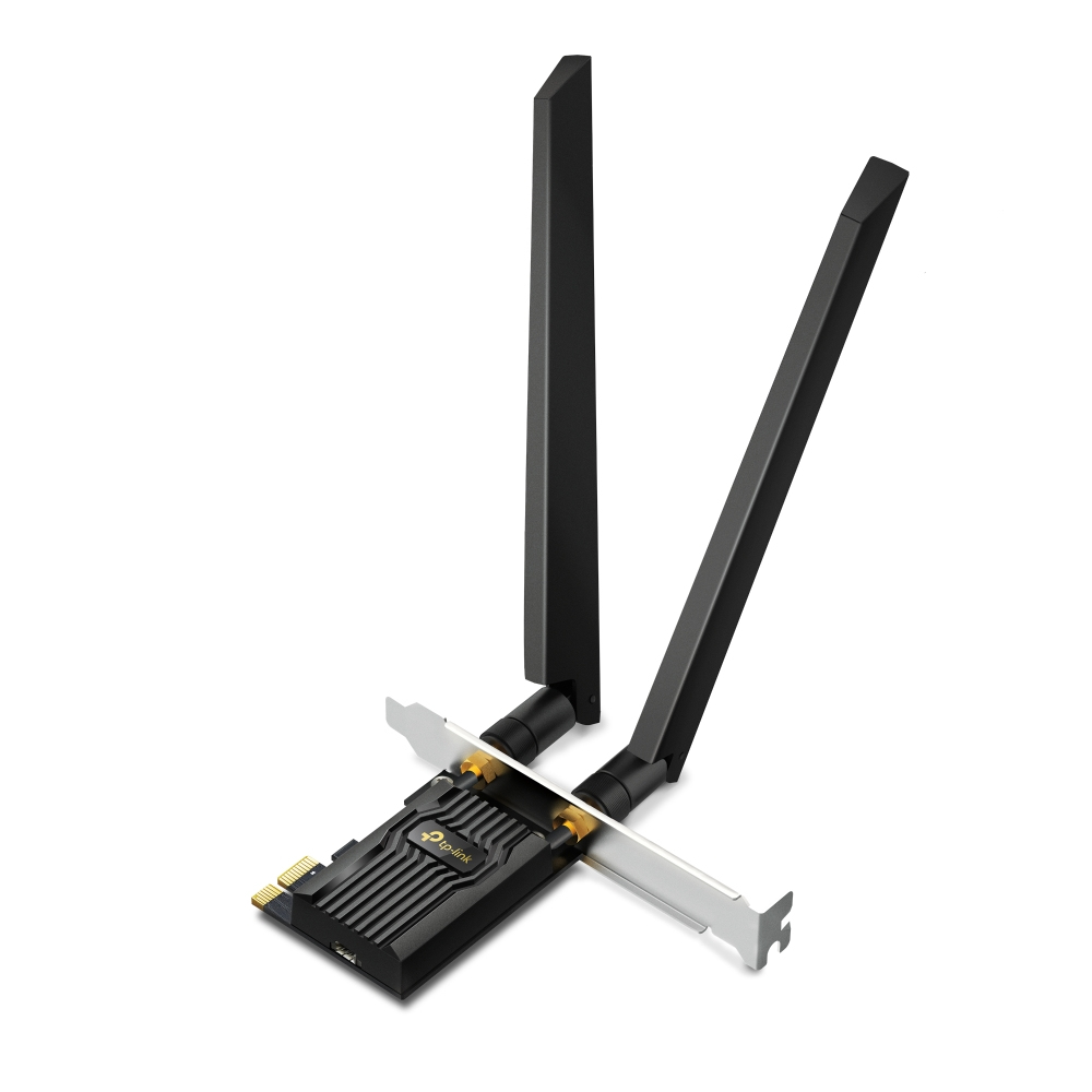 TP-Link Archer TXE72E PCIe Wi-Fi 6E Karte, Tri-Band 2,4/5/6 GHz, Bluetooth 5.3, 2402 Mbit/s, V1.0