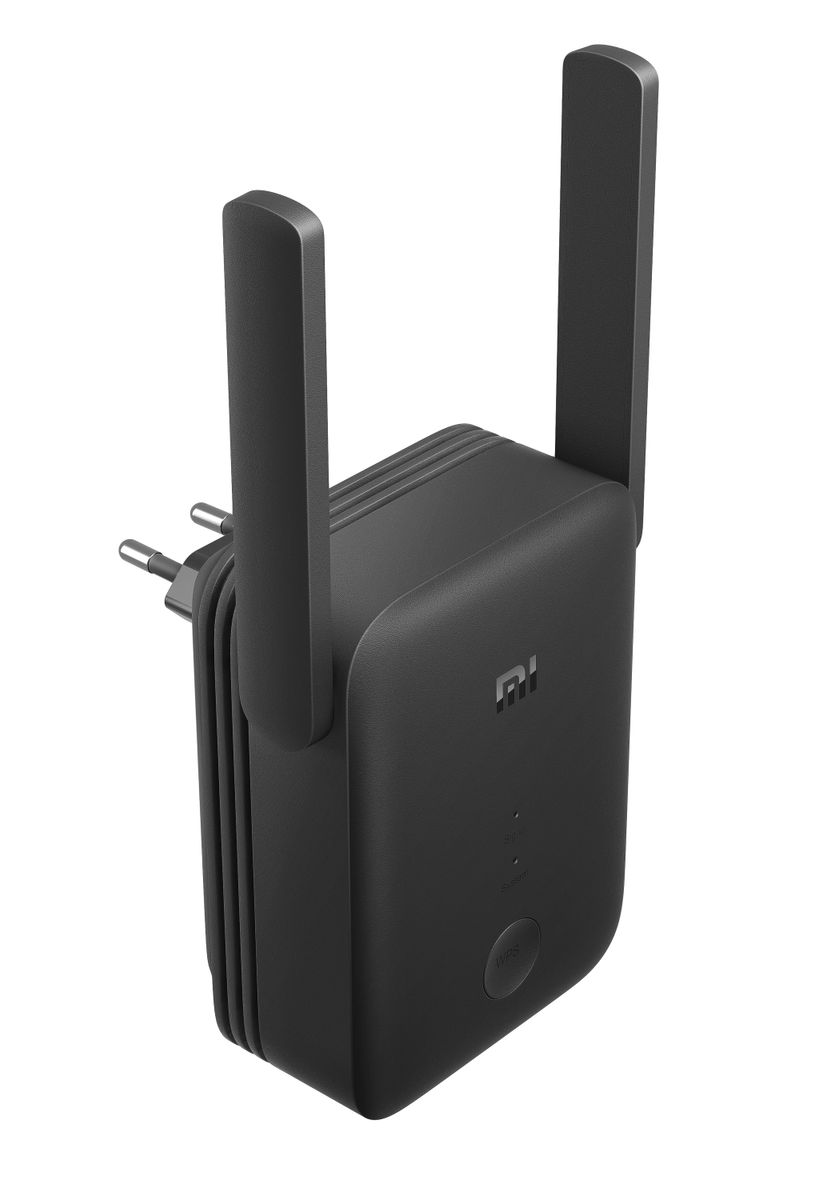 Xiaomi DVB4348GL Mi WiFi Range Extender AC1200 WLAN-Repeater, Dual-Band 867 Mbit/s, 10/100 Mbit/s Ethernet, Wandmontage, Schwarz