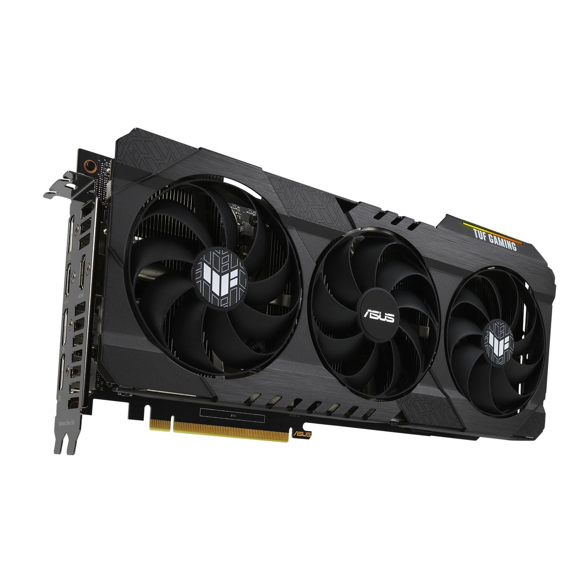 ASUS TUF Gaming TUF-RTX3060-O12G-V2-GAMING Grafikkarte NVIDIA GeForce RTX 3060 12 GB GDDR6, PCIe 4.0, HDMI 2.1, 3×DisplayPort, 2×HDMI, 8-pin, 2,7-Slot