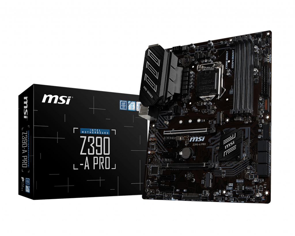 MSI Z390-A PRO ATX Motherboard [Intel Z390 Chipset] MB4617