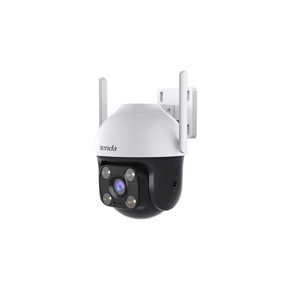 Tenda Überwachungskamera Aussen WLAN, 1080P WLAN Kamera Outdoor mit Nachtsicht in Farbe, 2-Wege Audio, Personenerkennung & Bewegungserkennung, Ton- und Lichtalarm, Kompatibel mit Alexa, CH3 CH3 | 1080P
