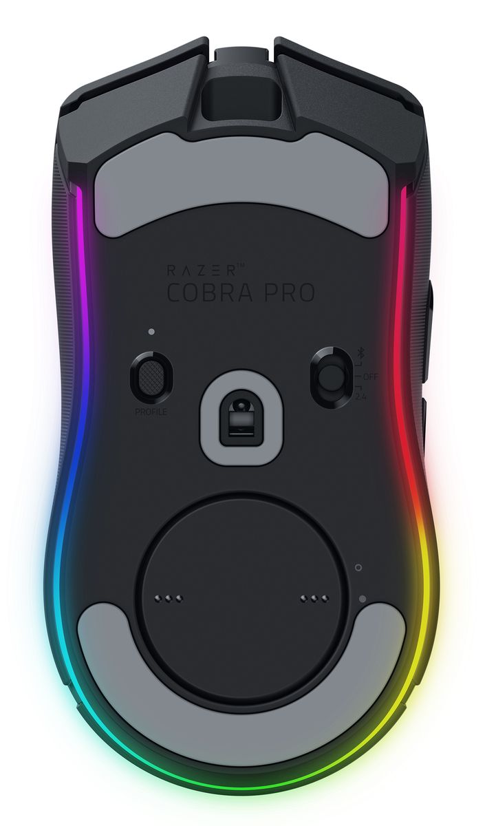 Razer Cobra Pro Gaming Mouse Wireless RF + USB-C 30.000 DPI Ambidextrous Chroma RGB mit Unterbodenbeleuchtung Black