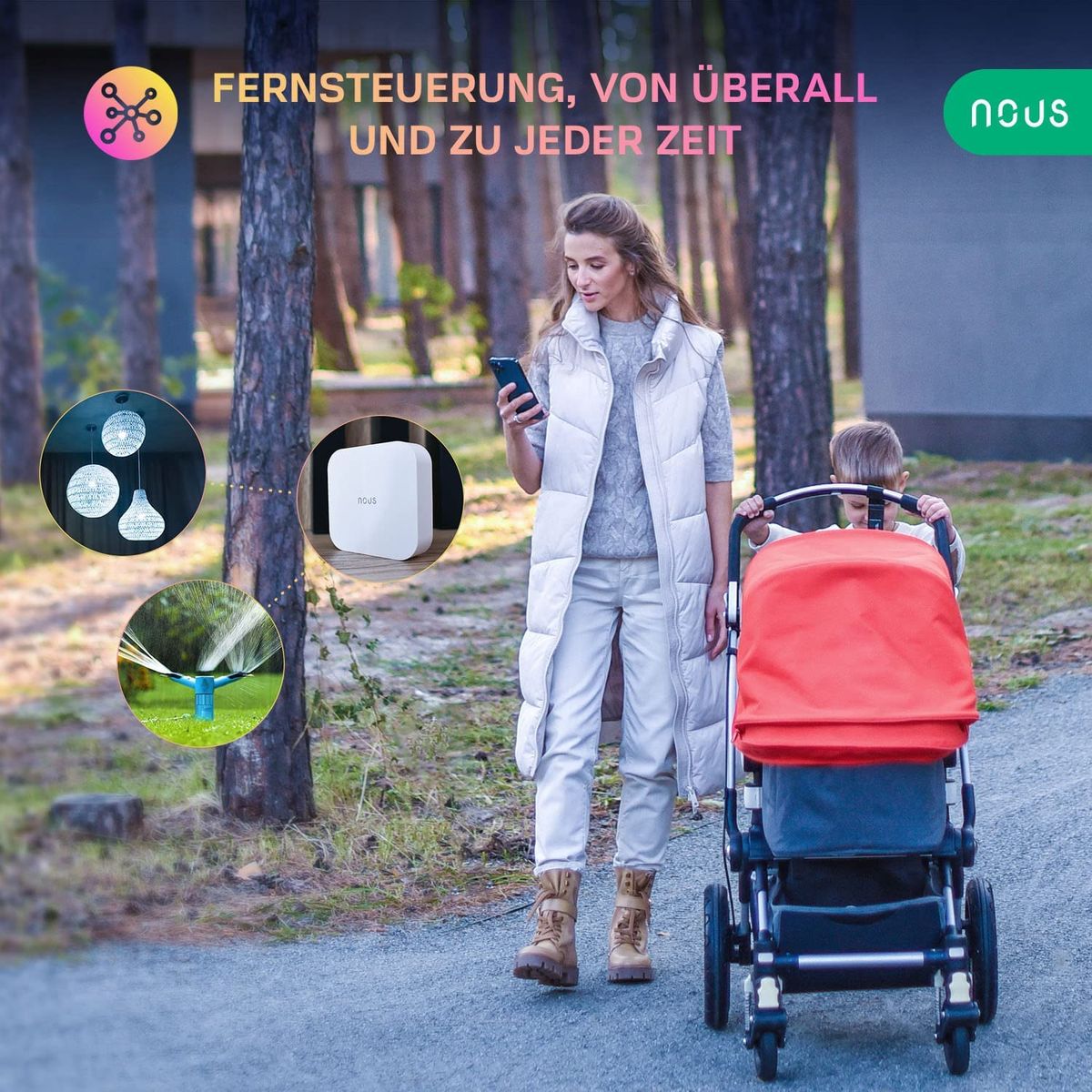 NOUS E7 ZigBee Gateway, Tuya, Smart Life, ZigBee Hub, ZigBee Bridge, ZigBee Smart Home, ZigBee Gateway Alexa, Gateway ZigBee Smart Home, ZigBee 3.0, Gateway Smart Home, Nous Smart Home App