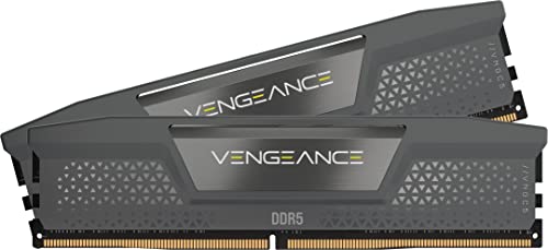 CORSAIR VENGEANCE CMK32GX5M2E6000Z36 DDR5 Desktop-Arbeitsspeicher 32GB (2x16GB) 6000MHz CL36 AMD EXPO Intel XMP 3.0 Grau