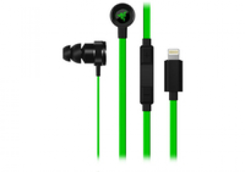 Razer Hammerhead Mobile Headset InEar Stereo Lightning for iOS Black/Green