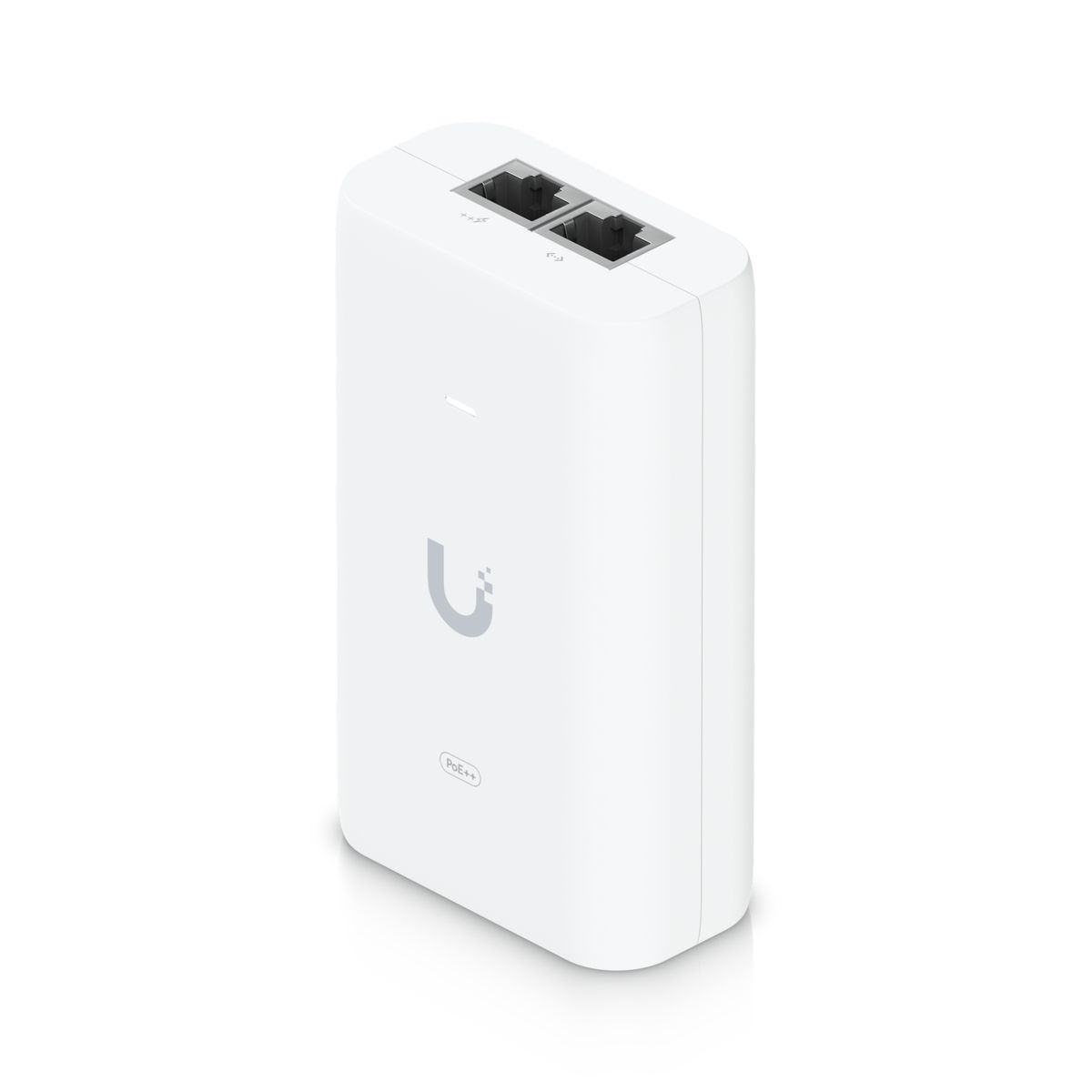 Ubiquiti U-POE++ PoE-Injektor, Gigabit Ethernet, 48 V, 60 W, IEEE 802.3at, Weiß, EU