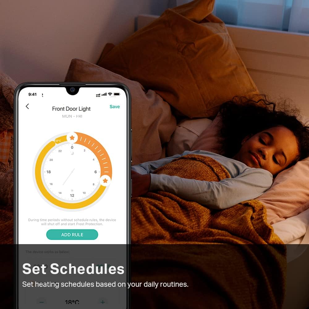 TP-Link Kasa Smartes Heizkörperthermostat-Starter-Set, intelligentes Heizkörperventil, energiesparend, LED-Display, intelligenter Zeitplan, funktioniert mit Alexa und Google Home, Keine Brücke