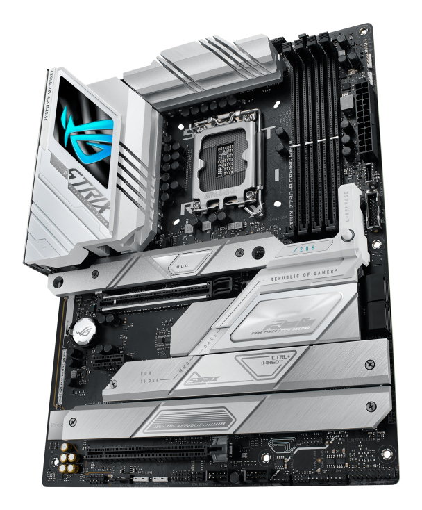 ASUS ROG Strix Z790‑A Gaming WiFi II Mainboard, Intel Z790, LGA 1700, ATX, DDR5, Wi‑Fi 7, Bluetooth 5.3, 2.5G LAN, 4x M.2, USB-C PD30