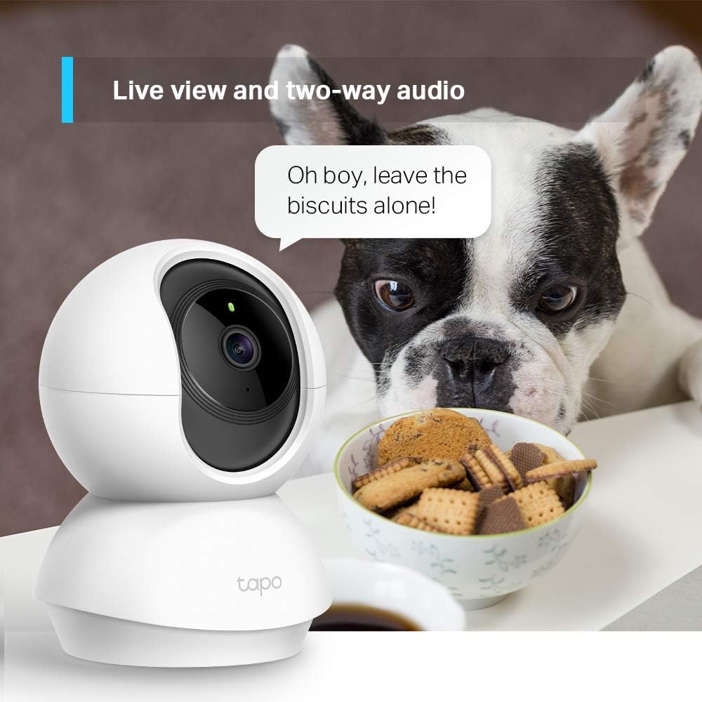TP-Link Tapo Schwenk-/Neige-Heimsicherheits-Wi-Fi-Kamera