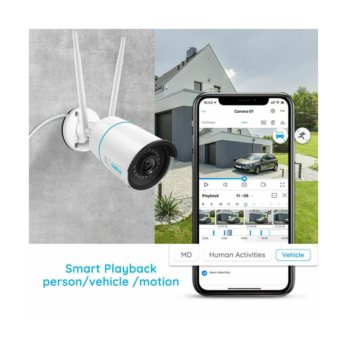 Reolink RLC-510WA IP Security Camera Outdoor Storey 2560 x 1920 Pixel