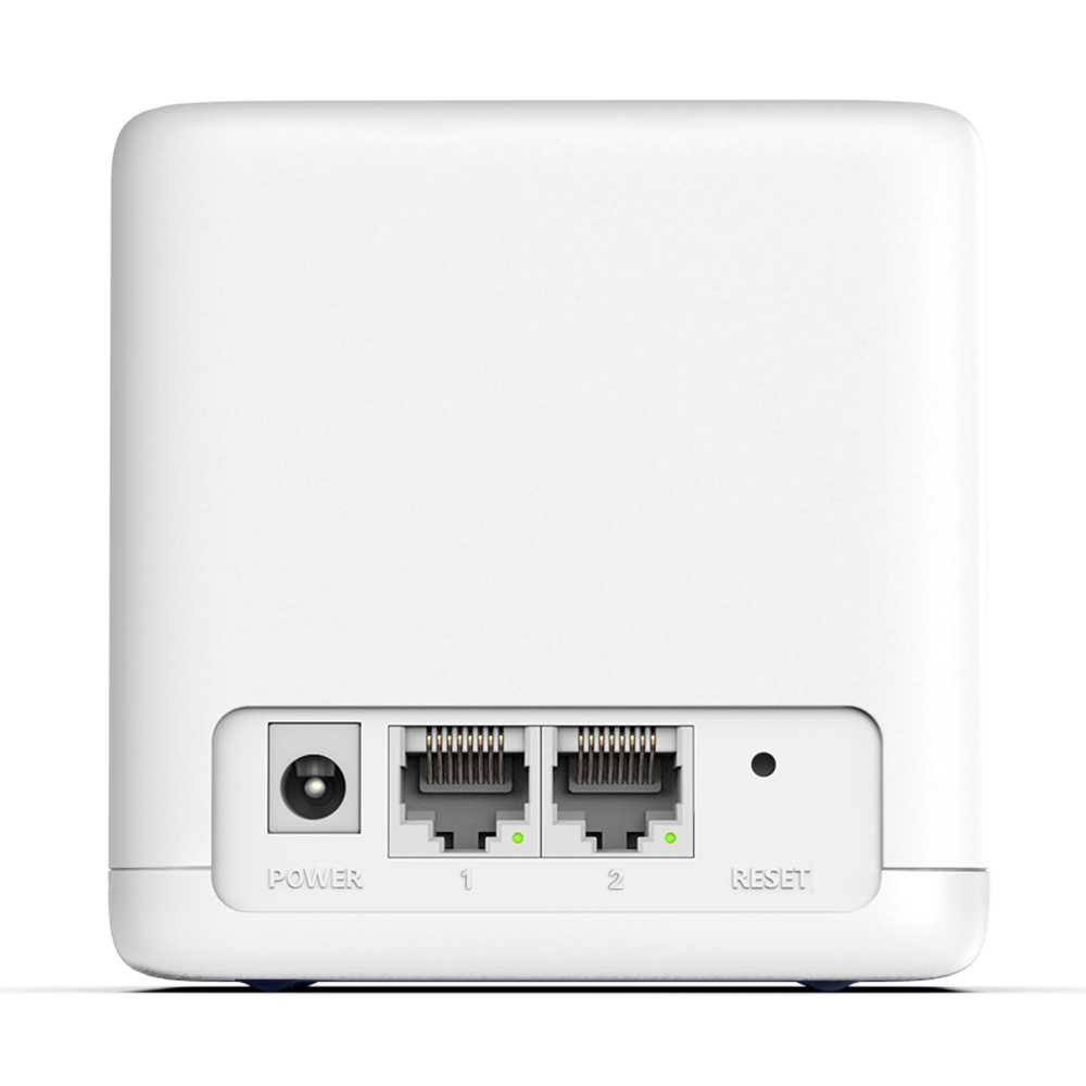 Mercusys Halo H30G AC1300 Wi-Fi Mesh System Dual Band WLAN Router & Repeater 1300 mbit/s up to 260m² MU-MIMO White 2er Pack v1.0