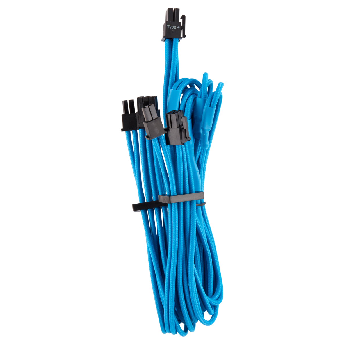 Corsair CP-8920225 SATA III Kabel 0,3 m, 6 Gbit/s, Blau/Schwarz
