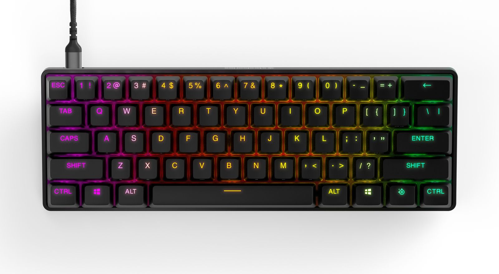 Steelseries Apex Pro Mini Tastatur Gaming USB Schwarz