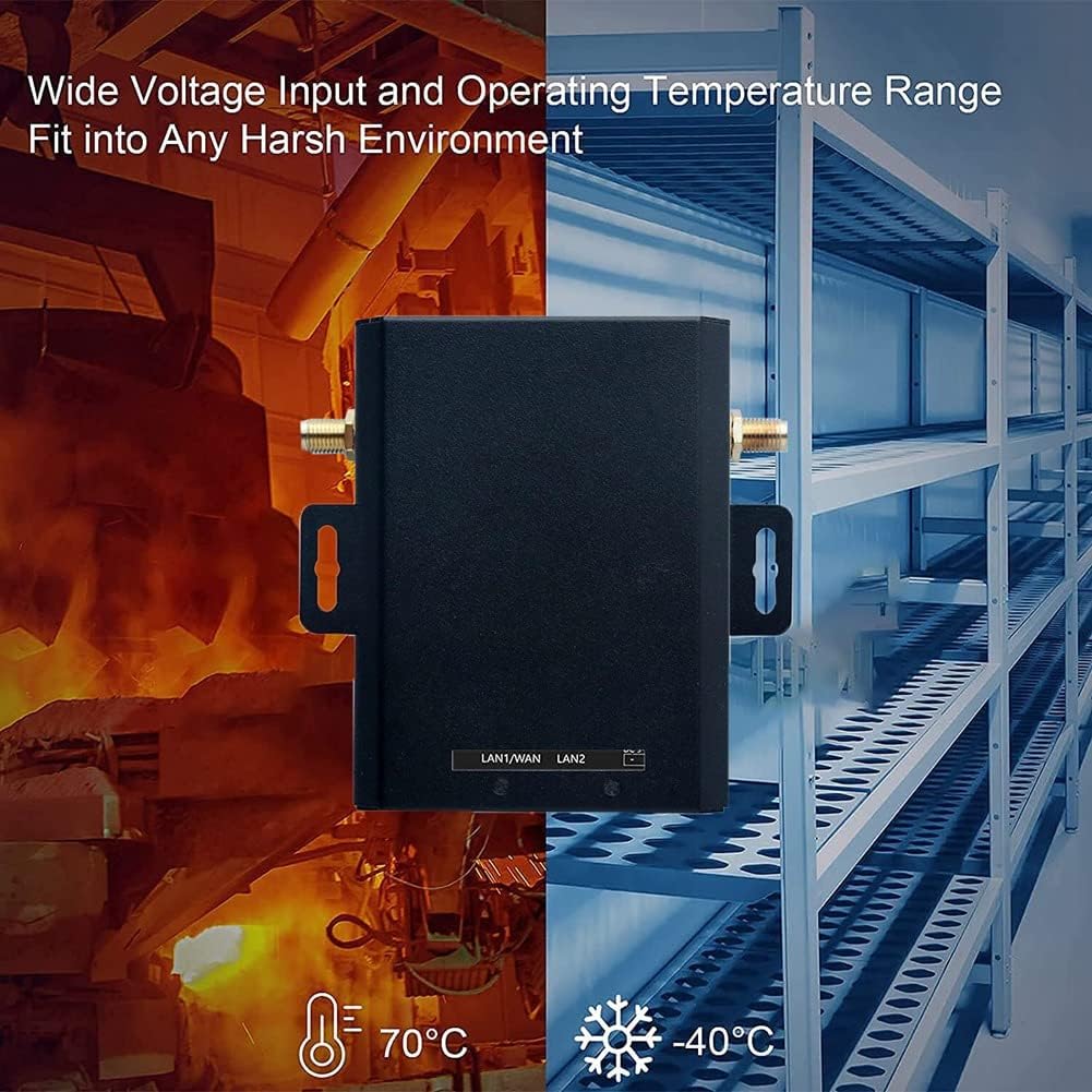 Widybord Router 4G von Industrie H927 Router für SIM-Karten 150Mbps 4G LTE CAT4 mit Unterstützung für externe Antenne 16 WiFi-EU Benutzer