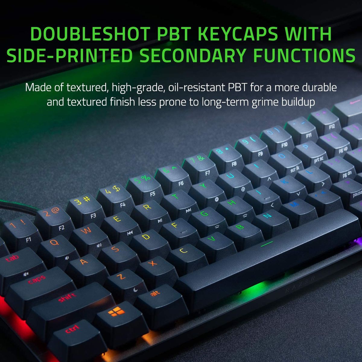 Razer Huntsman Mini Gaming Keyboard Optical Red Switches Chroma RGB UK Layout QWERTY