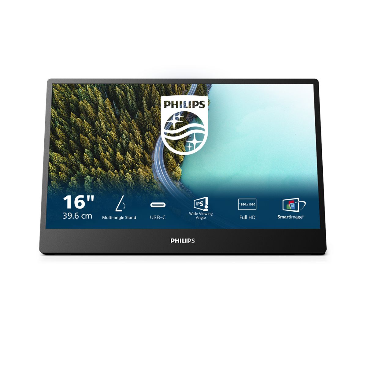 Philips 3000 series 16B1P3302/00 LED display 39,6 cm (15.6") 1920 x 1080 Pixel Full HD Schwarz