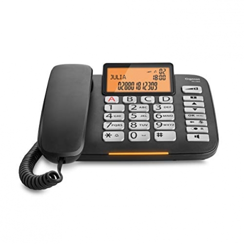 Gigaset DL580 schnurgebundenes Senioren Telefon Tischtelefon extra leichter Bedienung beleuchtetem Farbdisplay