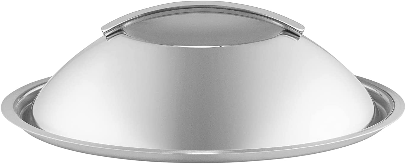 Eva Trio Lid curved 24cm Stainless steel | Lids fit the entire Eva Trio pot series and all materials | Lid Ø 24cm Multicolored