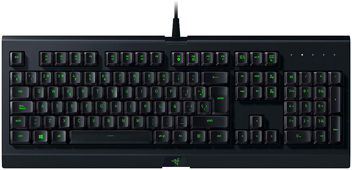 Razer Cynosa Lite Gaming Keyboard Membrane Switches TKL Chroma RGB ES-Layout