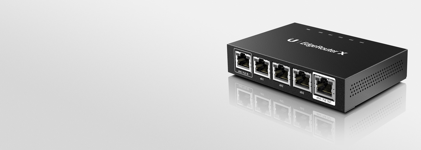 UBIQUITI Networks ER-X Eingebauter Ethernet-Anschluss Router
